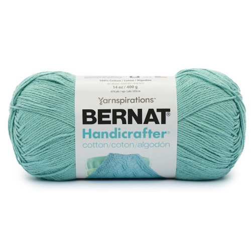 Bernat Handicrafter Cotton Yarn 400g - Solids-Sky - 162028-28005 - 057355434677