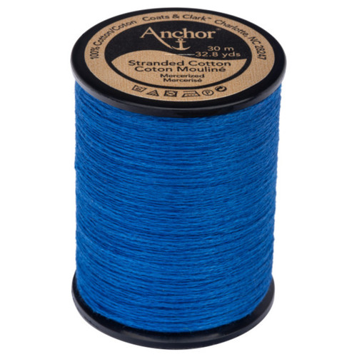 Anchor 6-Strand Embroidery Floss Spool 32.8yd-Cobalt Blue Medium Dark 4736-0132 - 073650061387