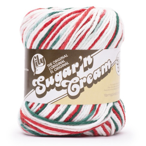 Lily Sugar'n Cream Yarn Ombres Super Size-Mistletoe 102019-19511 - 057355474635