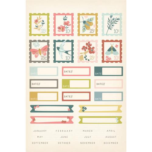 2 Pack Simple Stories Sticker Book 12/Sheets-Wildflower, 513/Pkg WIL19520