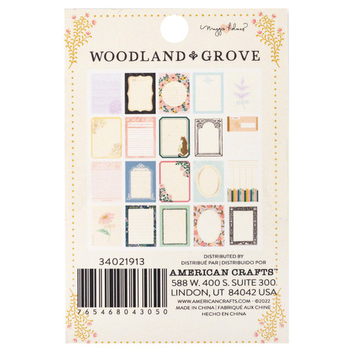 3 Pack - Maggie Holmes Woodland Grove Card Pad 3"X4" 40/Pkg-Journaling - MH021913 3 Pack - Maggie Holmes Woodland Grove Card Pad 3"X4" 40/Pkg-Journaling - MH021913