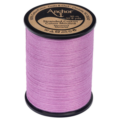 6 Pack Anchor 6-Strand Embroidery Floss Spool 32.8yd-Violet Light 4736-0096 - 073650061325