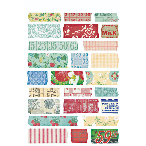 2 Pack Simple Stories Sticker Book 12/Sheets-Simple Vintage Berry Fields, 386/Pkg BER20125