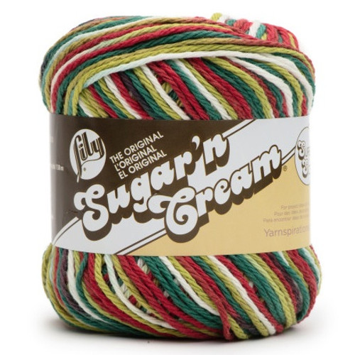 6 Pack - Lily Sugar'n Cream Yarn - Ombres Super Size-Summerfield Ombre - 102019-19985 - 057355396685