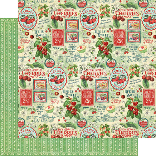 15 Pack Life's A Bowl Of Cherries Double-Sided Cardstock 12"X12"-Simply Sweet -LAB450-2576 - 810070163303