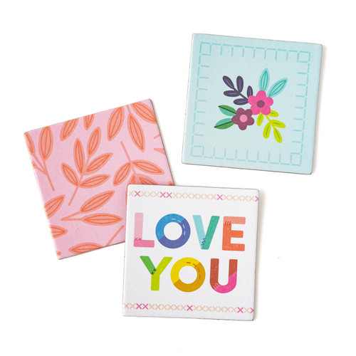 3 Pack - Paige Evans Blooming Wild Collage Tiles-40/Pkg - PE014068 3 Pack - Paige Evans Blooming Wild Collage Tiles-40/Pkg - PE014068