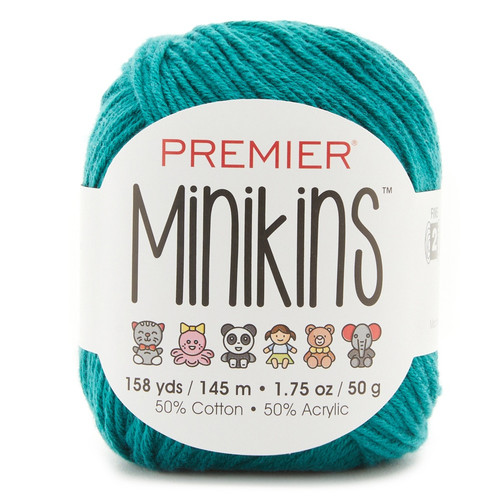 6 Pack Premier Minikins Yarn-Deep Sea 2103-23 - 840166823026