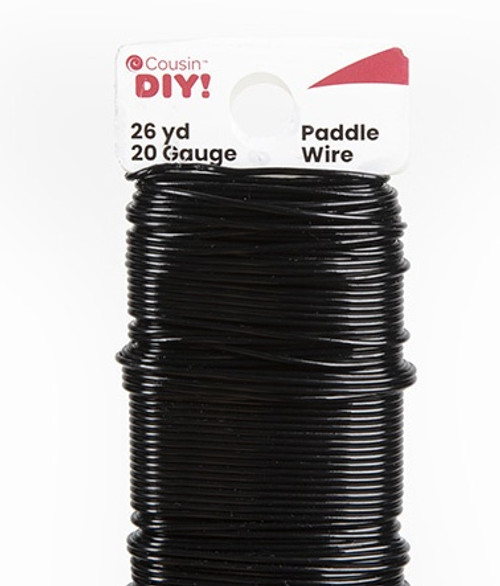 3 Pack - CousinDIY Paddle Wire 20 Gauge 26yd-Black - 40002697