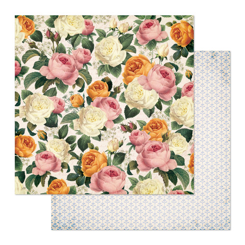 25 Pack Brighton Double-Sided Cardstock 12"X12"-Vintage Rose -BBBR12-13955 - 718813173650