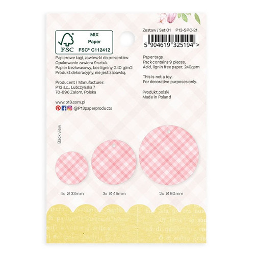 4 Pack Spring Is Calling Double-Sided Cardstock Tags 9/Pkg-#01 P13SPC21