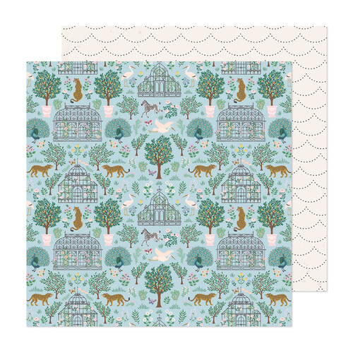 25 Pack Maggie Holmes Woodland Grove Double-Sided Cardstock 12"X12"-Menagerie MHWG12-14188 - 718813174749