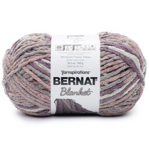 2 Pack - Bernat Blanket Big Ball Yarn-Purple Haze - 161110-10839 - 057355423916