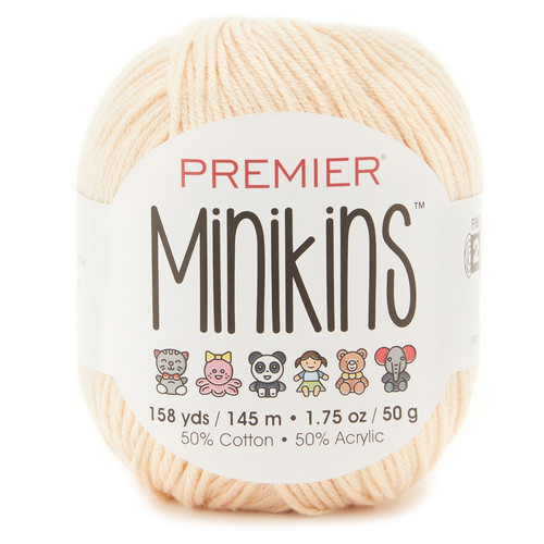 6 Pack Premier Yarns Minikins Yarn-Shell -2103-03 - 840166822821