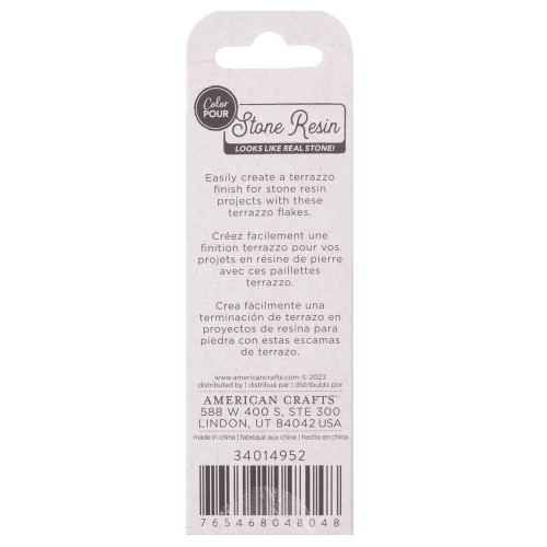 3 Pack - American Crafts Stone Resin Terrazzo Flakes 3/Pkg- - 34014952