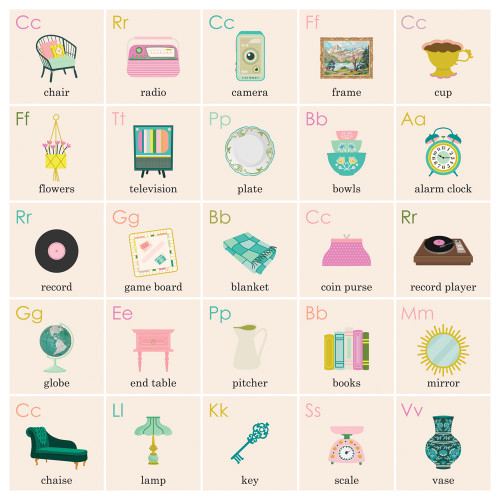 25 Pack Flea Market Double-Sided Cardstock 12"X12"-All The Things FLE12-19603