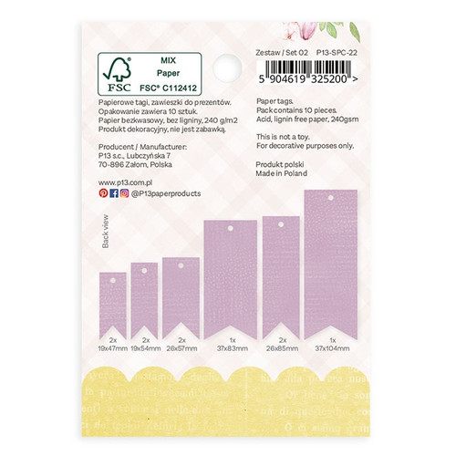 4 Pack Spring Is Calling Double-Sided Cardstock Tags 10/Pkg-#02 P13SPC22