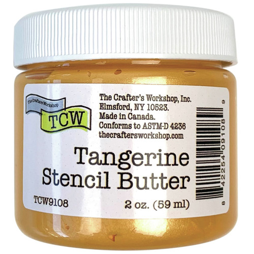 Crafter's Workshop Stencil Butter 2oz-Tangerine TCWSB2OZ-9108 - 842254091089