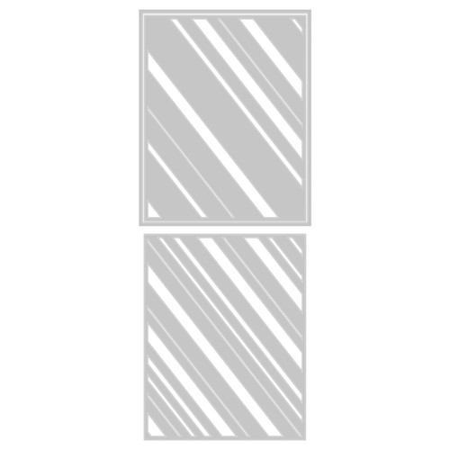 Sizzix Thinlits Dies By Tim Holtz 3/Pkg-Layered Stripes 666336