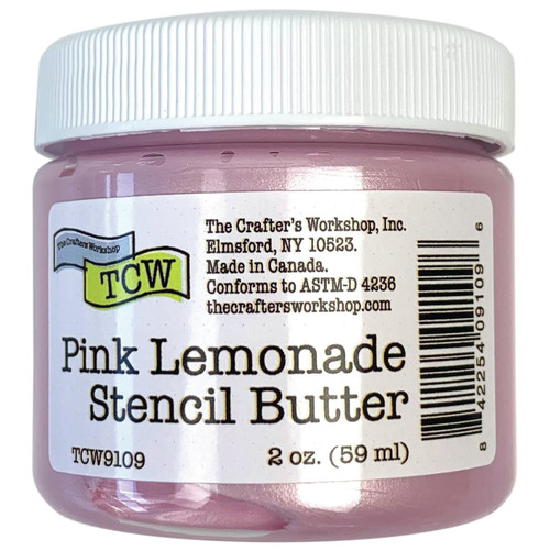 Crafter's Workshop Stencil Butter 2oz-Pink Lemonade TCWSB2OZ-9109 - 842254091096