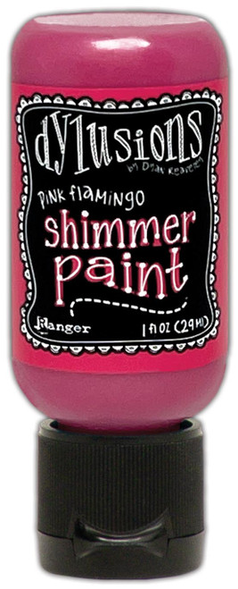 3 Pack - Dylusions Shimmer Paint 1oz-Pink Flamingo - DYU-81449 - 789541081449