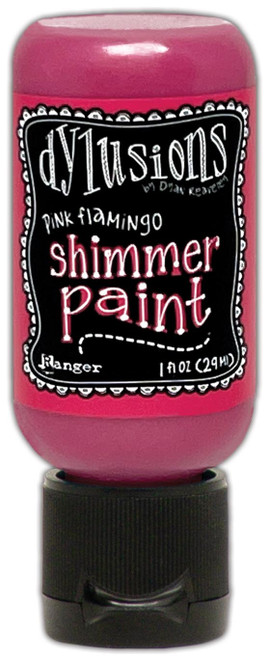 3 Pack Dylusions Shimmer Paint 1oz-Pink Flamingo DYU-81449 - 789541081449