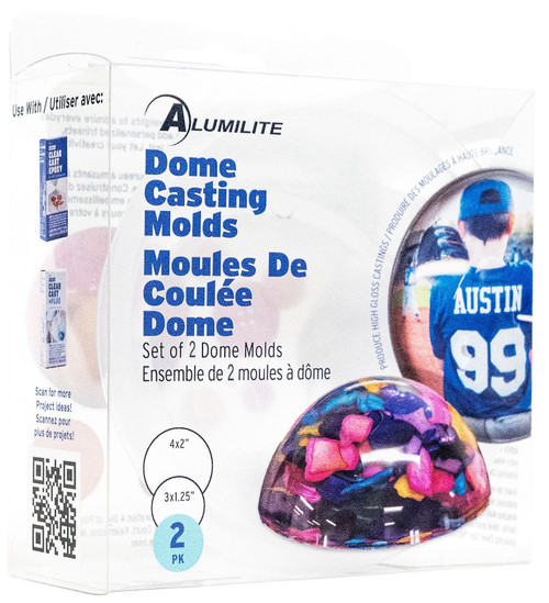 3 Pack Alumilite Dome Casting Molds 2/PkgAL66005