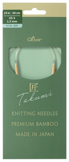 3 Pack TAKUMI Pro Circular Knitting Needles 24"-US 4 / 3.5 mmm 3326 - 051221233265