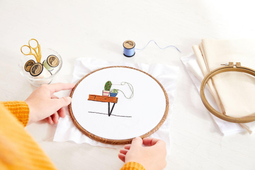 3 Pack - Anchor Faux Wood Round Embroidery Hoop 8"- - A4407008 3 Pack - Anchor Faux Wood Round Embroidery Hoop 8"- - A4407008