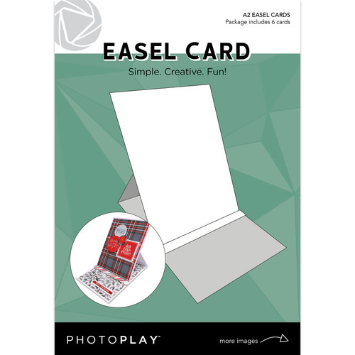 3 Pack PhotoPlay Maker's Series A2 Easel Cards 6/Pkg-White PPP3659 - 709388336595