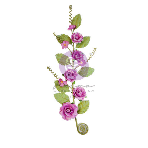 3 Pack Prima Marketing Paper Flower-Postcards From Paradise Blissful Day PC664534