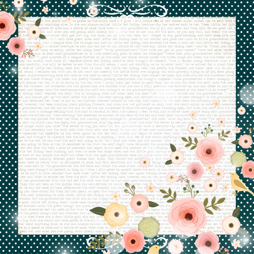 25 Pack Book Lover Double-Sided Cardstock 12"X12"-Happy Ending MPBOO12-61169