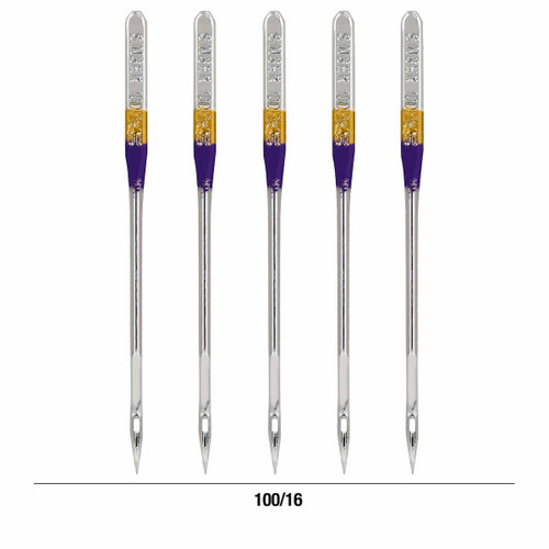 6 Pack - SINGER Universal Ball Point Machine Needles 5/Pkg-Size 16/100 - 04745