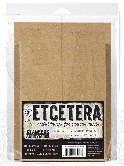 3 Pack Tim Holtz Etcetera Panels-Rectangle THETC020 - 691835439907