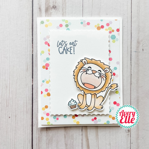 2 Pack Avery Elle Clear Stamp Set-Roaring Birthday AE2313