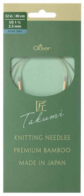 3 Pack TAKUMI Pro Circular Knitting Needles 32"-US 1 1/2 / 2.5 mm 3342 - 051221233425