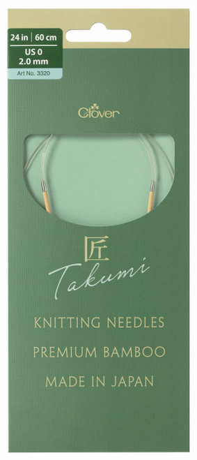 3 Pack TAKUMI Pro Circular Knitting Needles 24"-US 0 / 2.0 mm 3320 - 051221233203
