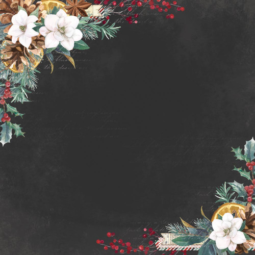 25 Pack Simple Vintage 'Tis The Season Double-Sided Cardstock 12"X12-Magical Season SVS12-20707