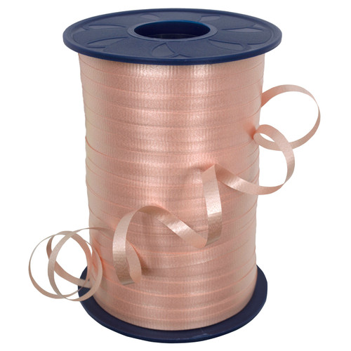6 Pack Morex Crimped Curling Ribbon .1875"X500yd-Pale Coral 253/5-604