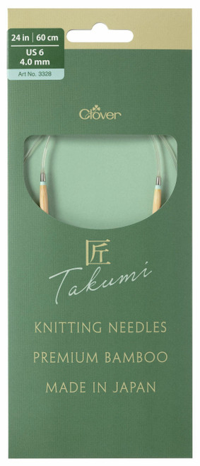 3 Pack TAKUMI Pro Circular Knitting Needles 24"-US 6 / 4.0 mm 3328 - 051221233289