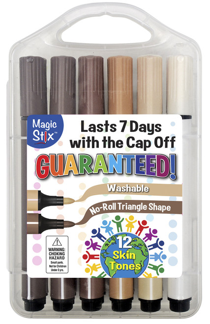 3 Pack - Kwik Stix Magic Stix Markers 12/Pkg-Global Skin Tones - TPG396 - 634901003961