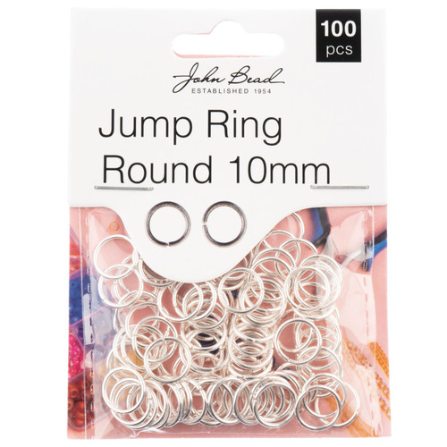 3 Pack John Bead Jump Ring Round 10mm 100/Pkg-Silver 1401182 - 665772231993