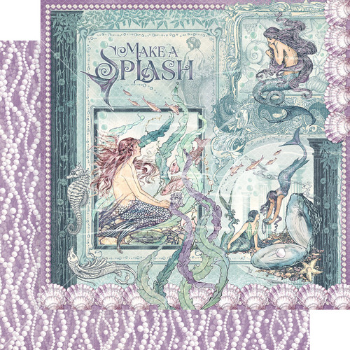 15 Pack Make A Splash Double-Sided Cardstock 12"X12"-Make A Splash MAS450-2658 - 810070164072