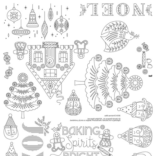 6 Pack - Stitcher's Revolution Iron-On Transfers-Christmas Bliss - SR2-SR39