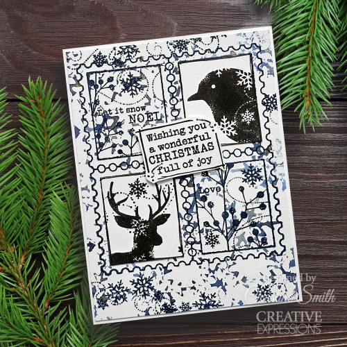 2 Pack Woodware Clear Stamps 4"X6"-Winter Postage FRS1017