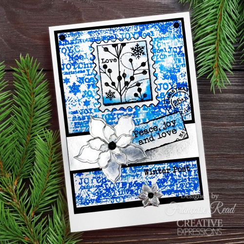 2 Pack Woodware Clear Stamps 4"X6"-Winter Postage FRS1017