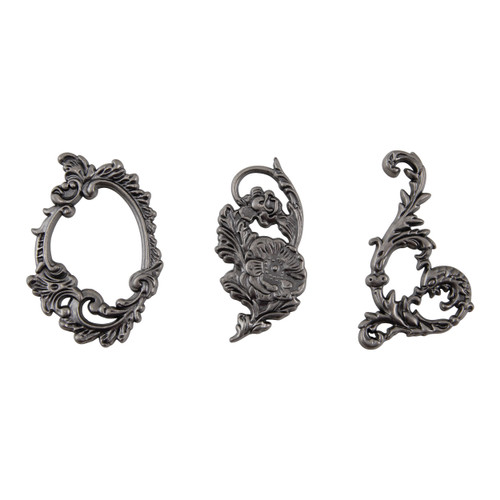 2 Pack Idea-Ology Metal Adornments 3/Pkg-Ornate TH94307