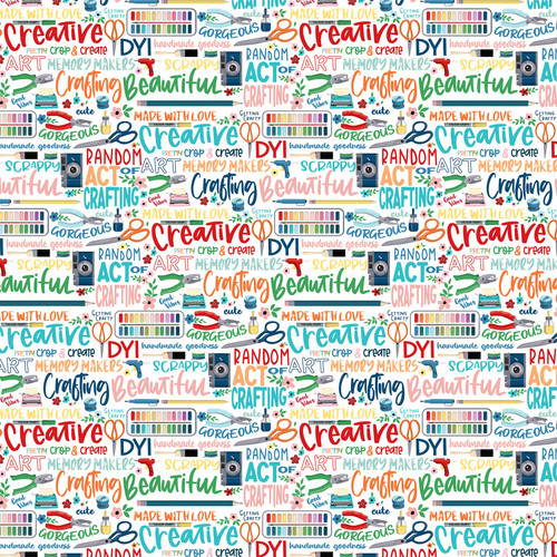 25 Pack Happy Crafting Double-Sided Cardstock 12"X12"-Creative Mind CBHCR157-4