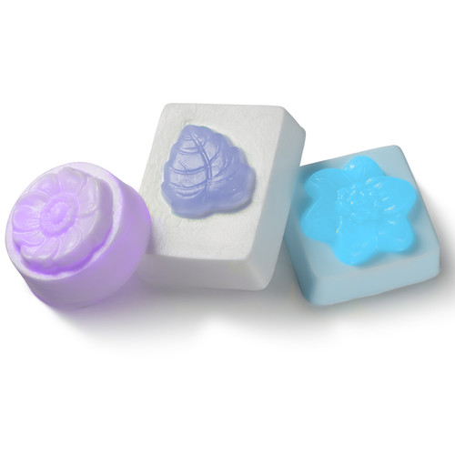 6 Pack Life Of The Party Soap Mold 7.75"X10.25"-5 Cavity Flowers 151-70