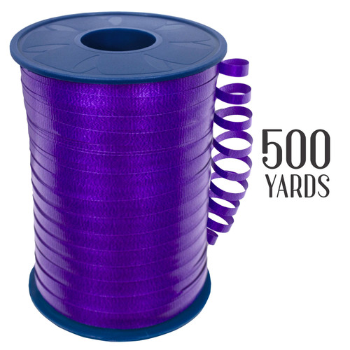 6 Pack Morex Crimped Curling Ribbon .1875"X500yd-Purple 253/5-610