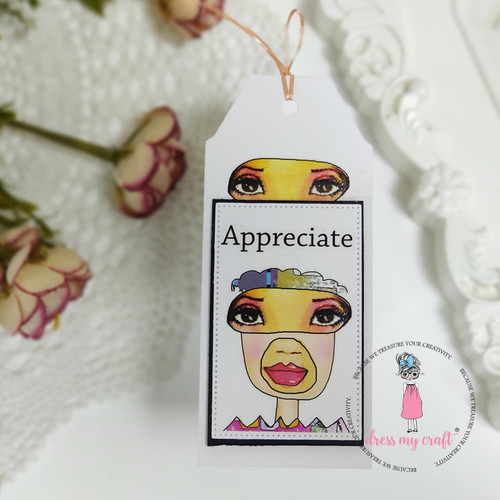 3 Pack Dress My Craft Transfer Me Sheet A4-Abstract Faces MCDP4644